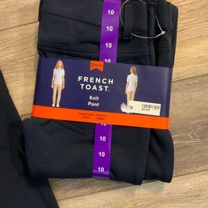 French Toast Girls Knit Skinny Pants. Set includes 3 pairs.